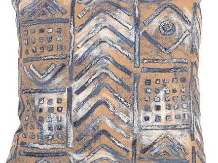 Visions III Bambara Indigo 20" Square Indoor-Outdoor Pillow