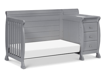 M5582G,DaVinci,Kalani 4-in-1 Convertible Crib & Changer in Grey