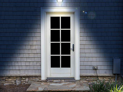 Westek 7 1/4" Wide Black Wireless Motion LED Security Light