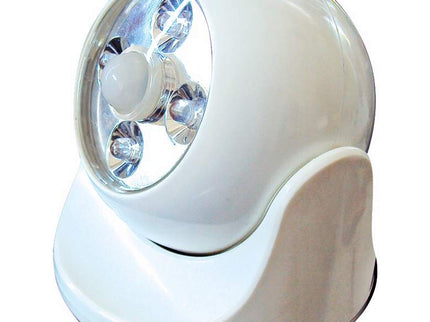 White Battery-Powered Motion-Activated LED Anywhere Light