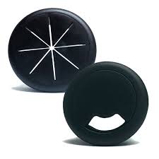 Footrest Cable Raceways and Desk Grommets