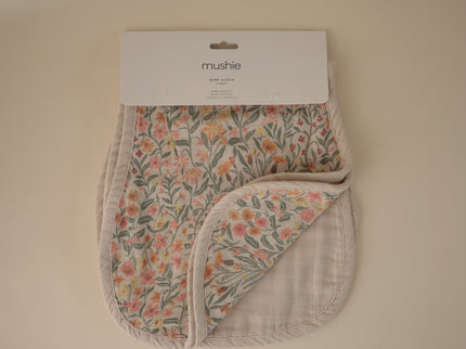 MBC-208, Organic Cotton Muslin Burp Cloth 2-Pack