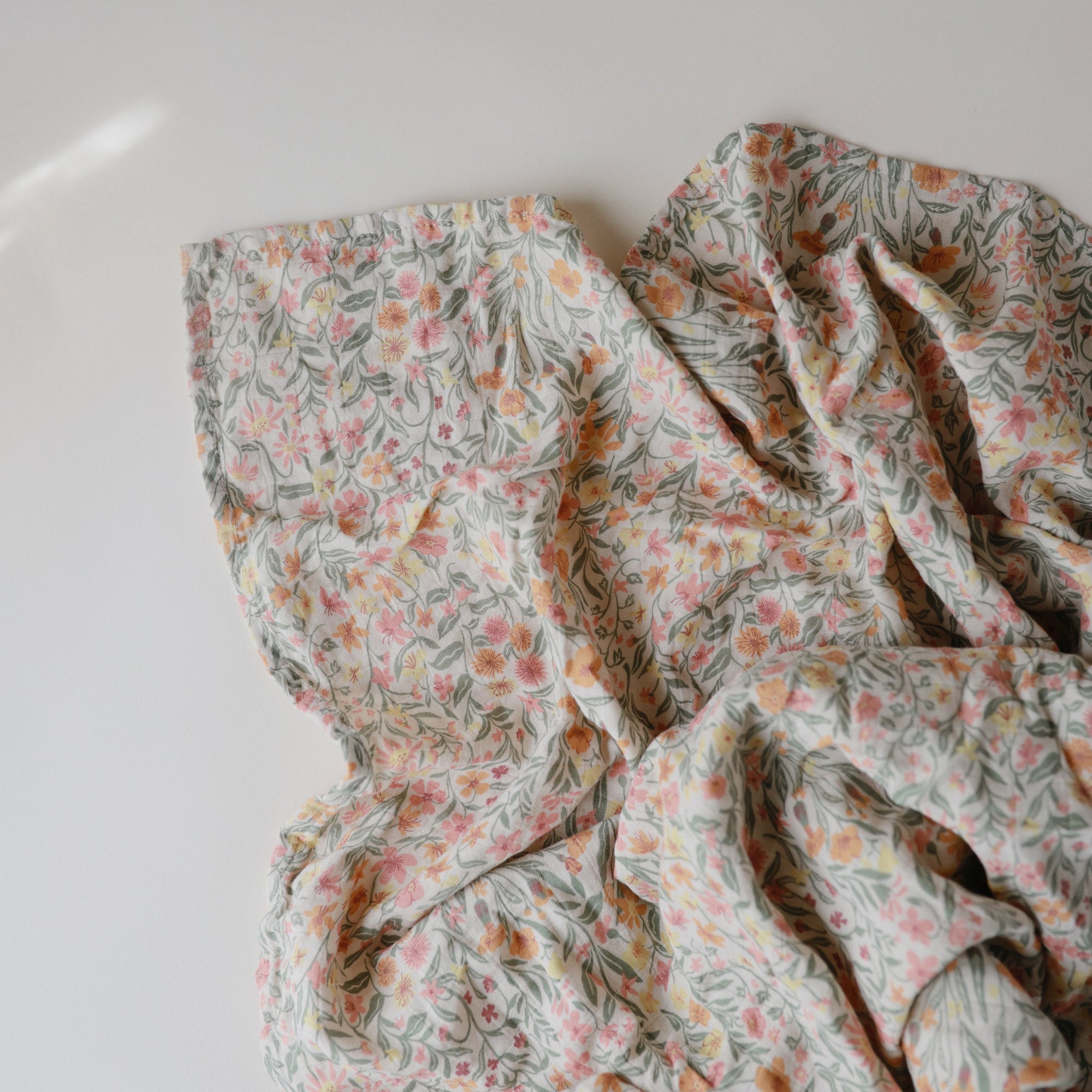 MS-246, Organic Cotton Muslin Swaddle Blanket
