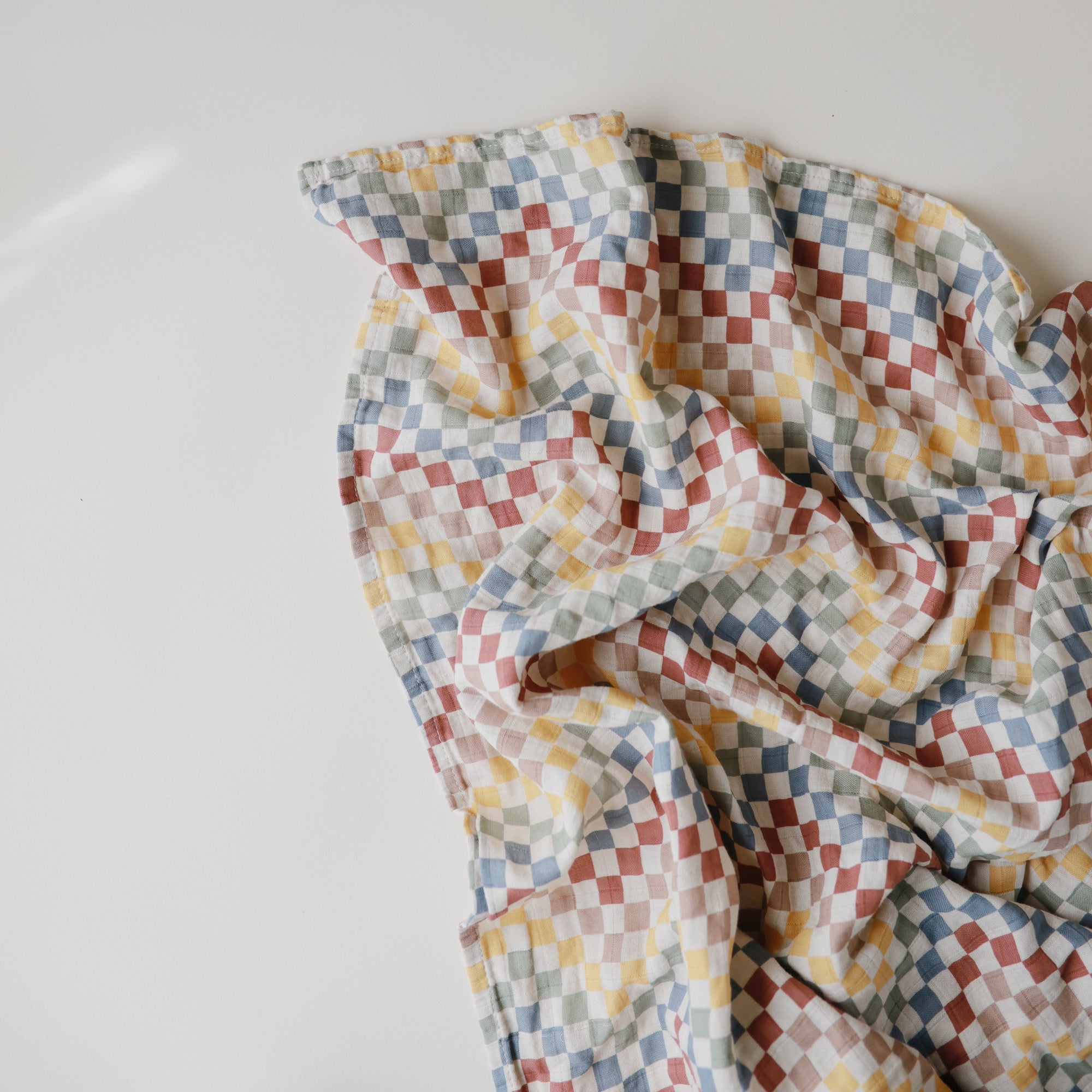 Mushie Organic Cotton Muslin Swaddle Blanket