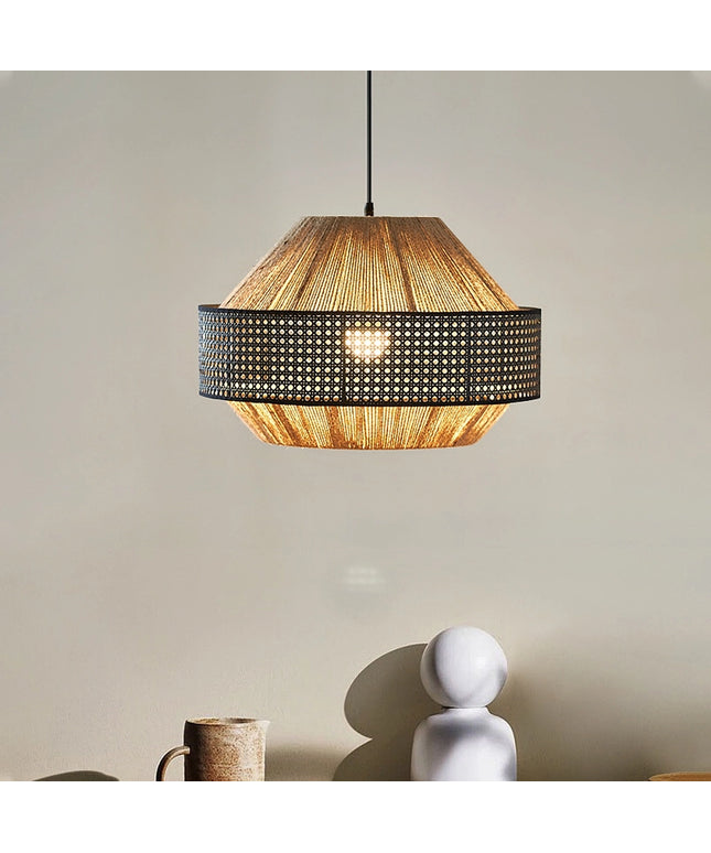 Alora Rattan Woven Pendant Light
