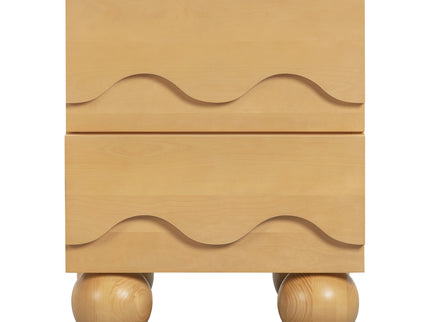 M31160HY,Babyletto Kids,Lido Wave Nightstand in Honey