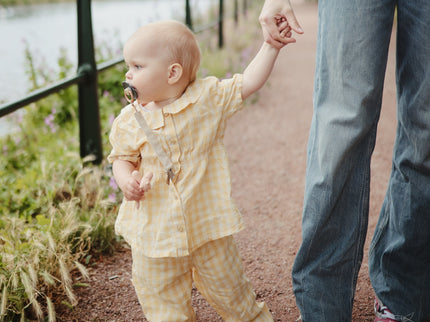 LPC-104, Linen Pacifier Clip 2-Pack