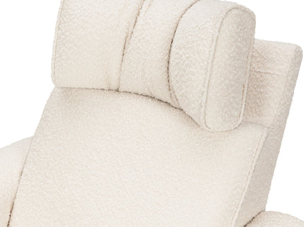 M17183PWB,Namesake,Willa Deluxe Power Glider Recliner w/Heat&Massage in Performance Ivory Boucle