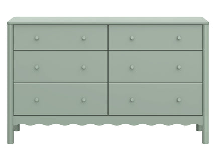 M27916LS,Swell 6-Drawer Assembled Dresser in Light Sage
