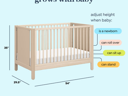 F30301TPENX,Carter's,Marisol 4-in-1 Convertible Crib in Taupe/Washed Natural