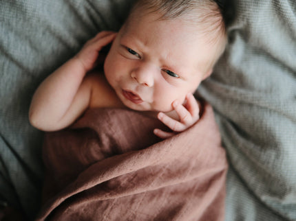 Mushie Organic Cotton Muslin Swaddle Blanket