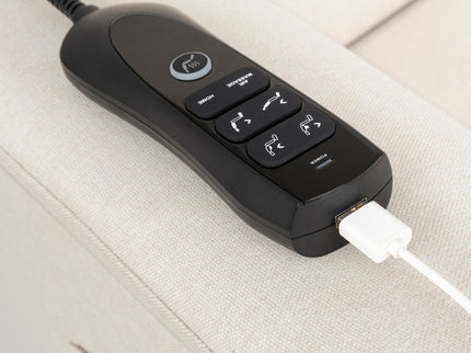 M17183PCMEW,Namesake,Willa Deluxe Power Glider Recliner w/Heat&Massage in Performance Cream Eco-Weave