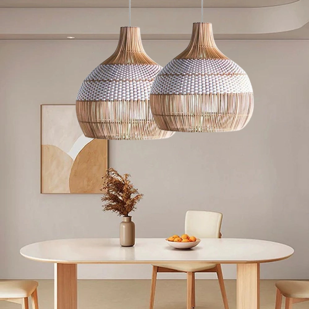 Kavra rattan pendant lamp shade