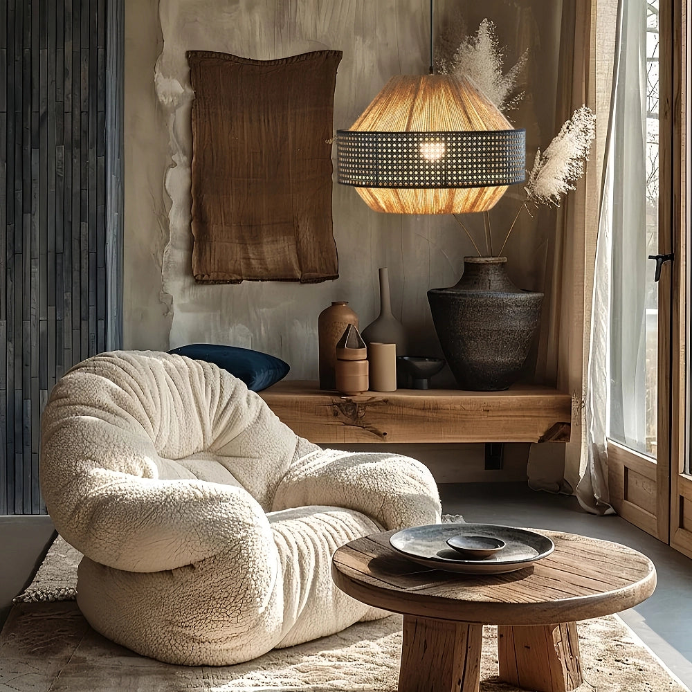 Alora Rattan Woven Pendant Light