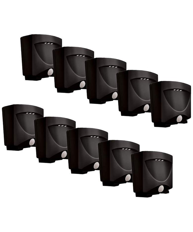 10-Pack Dark Bronze Battery LED Outdoor Night Lights
