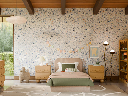 M31160HY,Babyletto Kids,Lido Wave Nightstand in Honey