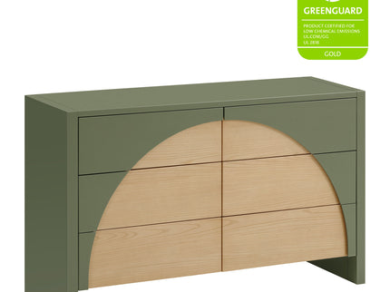 M30216OLSH,Babyletto,Moab 6-Drawer Assembled Dresser in Olive/Ash