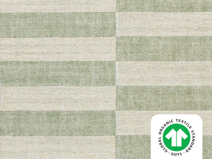 T30535,Babyletto,Moss Stripe Muslin Crib Sheet in GOTS Certified Organic Cotton