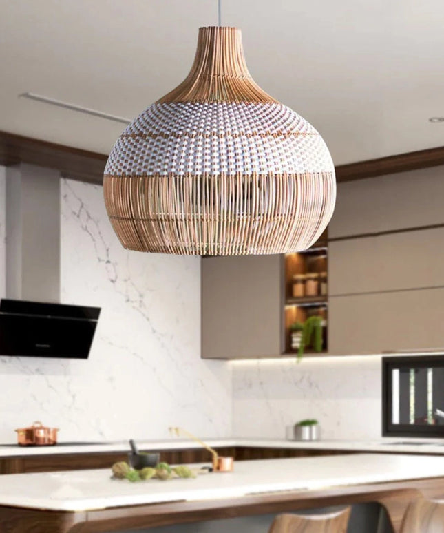 Kavra rattan pendant lamp shade