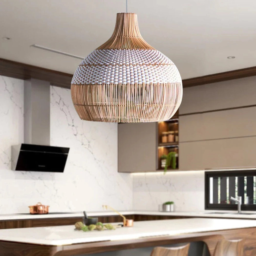 Kavra rattan pendant lamp shade