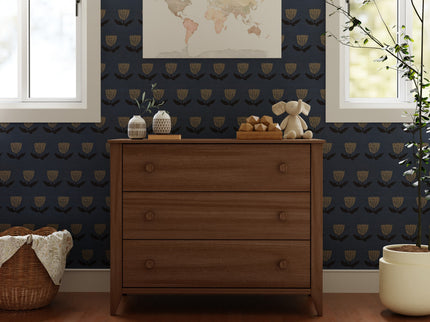 M10323NL,Babyletto,Sprout 3-Drawer Changer Dresser in Natural Walnut