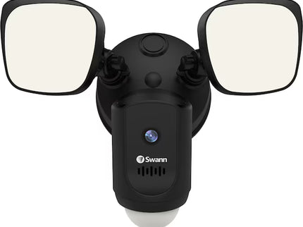 Swann Wireless floodlight security camera Outdoor 1-Camera 1080P Hardwired Floodlight Micro Sd Security Camera System