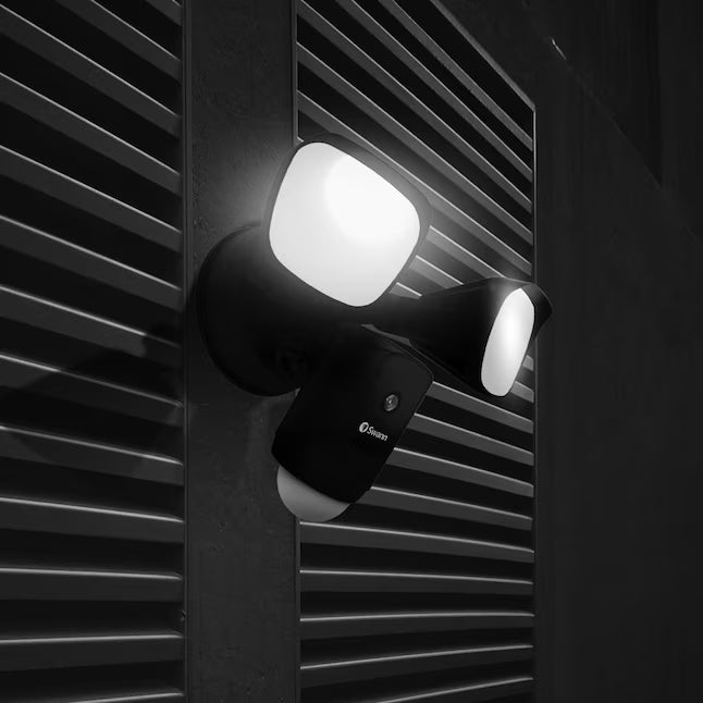 Swann Wireless floodlight security camera Outdoor 1-Camera 1080P Hardwired Floodlight Micro Sd Security Camera System