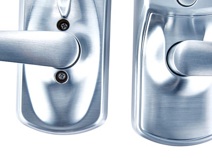 Schlage Plymouth Satin Chrome Keypad Electronic Handle Lock