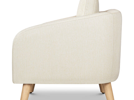 M30703VNLF,DaVinci,Nina Kids Chair in Vanilla with Light Wood Feet