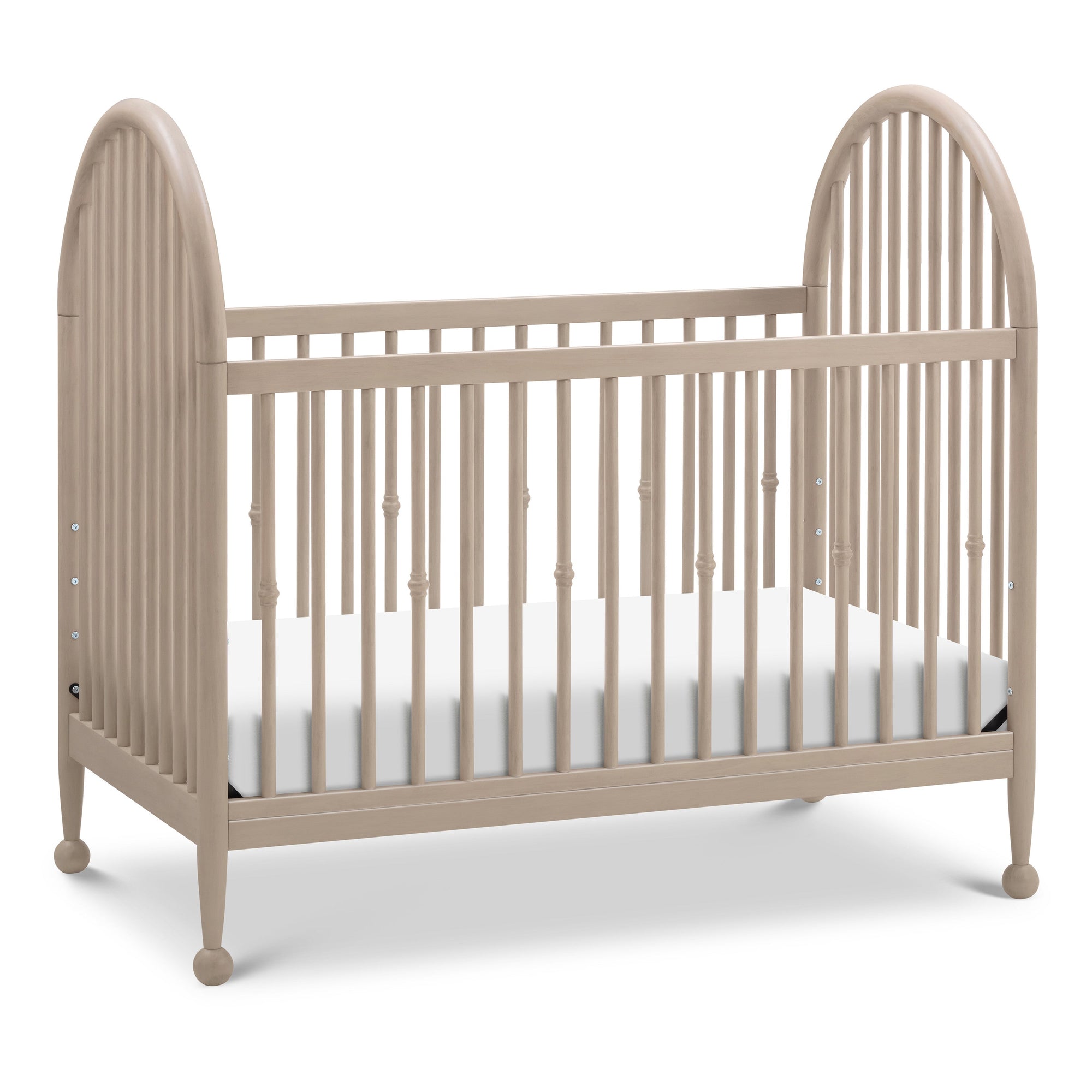 M31401WP,Namesake,Alouette 3-in-1 Convertible Spindle Crib in Washed Pine
