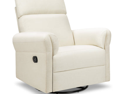 M24386VN,DaVinci,Suzy Flex Swivel Recliner w/ Adj. Arms & Headrest in Vanilla
