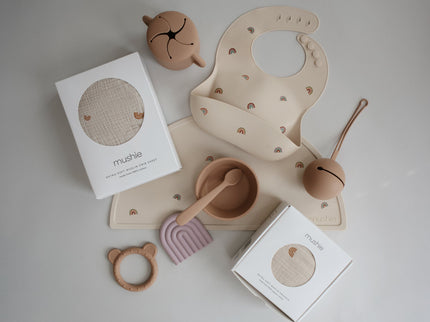 Mushie Extra Soft Muslin Crib Sheet