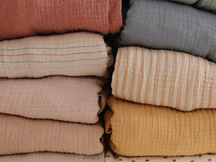 Mushie Extra Soft Muslin Crib Sheet