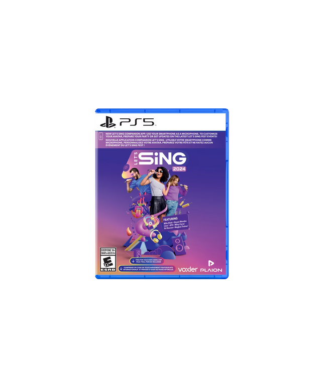 Let's Sing 2024 and 2 Mic - PlayStation 5