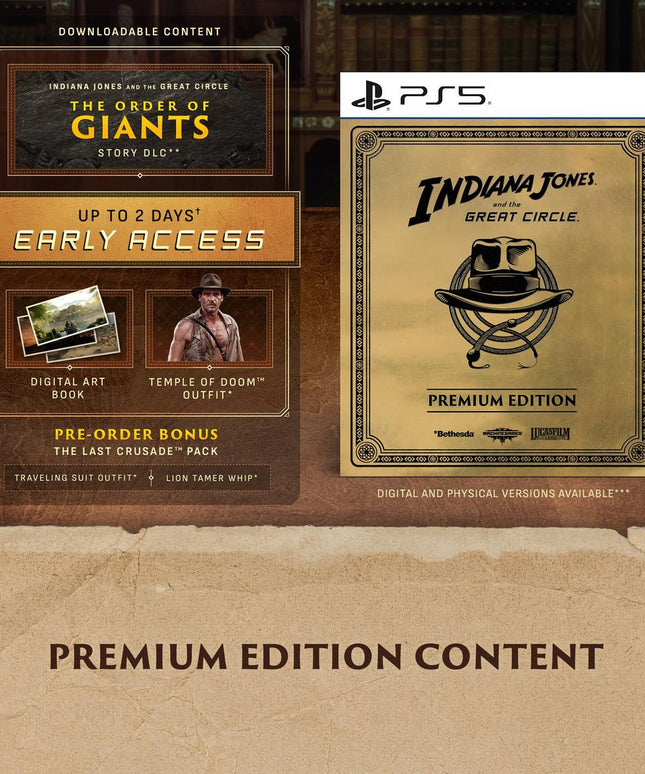 Indiana Jones and the Great Circle: Premium Edition - PlayStation 5