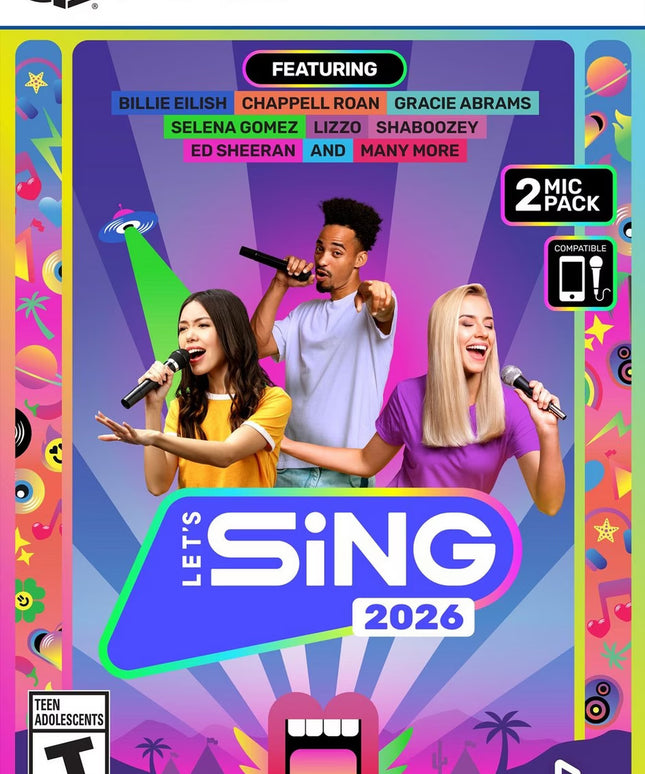 Let's Sing 2026 with 2 Mics - PlayStation 5