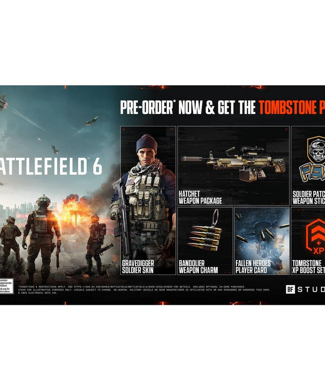 Battlefield 6 - PlayStation 5 cart-icon 300+ Purchased Recently