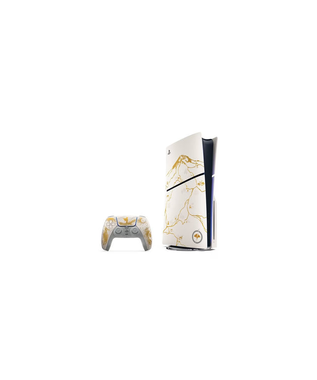 Sony PlayStation 5 Slim Console - Ghost of Yotei Gold Limited Edition Bundle