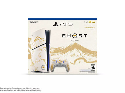 Sony PlayStation 5 Slim Console - Ghost of Yotei Gold Limited Edition Bundle