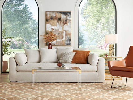 Brassica 23 3/4" Wide Faux Marble and Gold Modern Tea Table