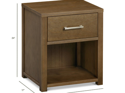 B26460LDF,Monogram by Namesake,Hemsted Nightstand  Assembled in Walnut Driftwood