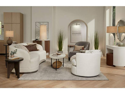 360 Lighting Emma 21" High Textured Ceramic Mid-Century Table Lamp