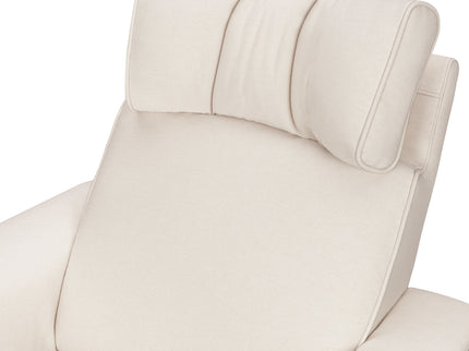 M17183PCMEW,Namesake,Willa Deluxe Power Glider Recliner w/Heat&Massage in Performance Cream Eco-Weave