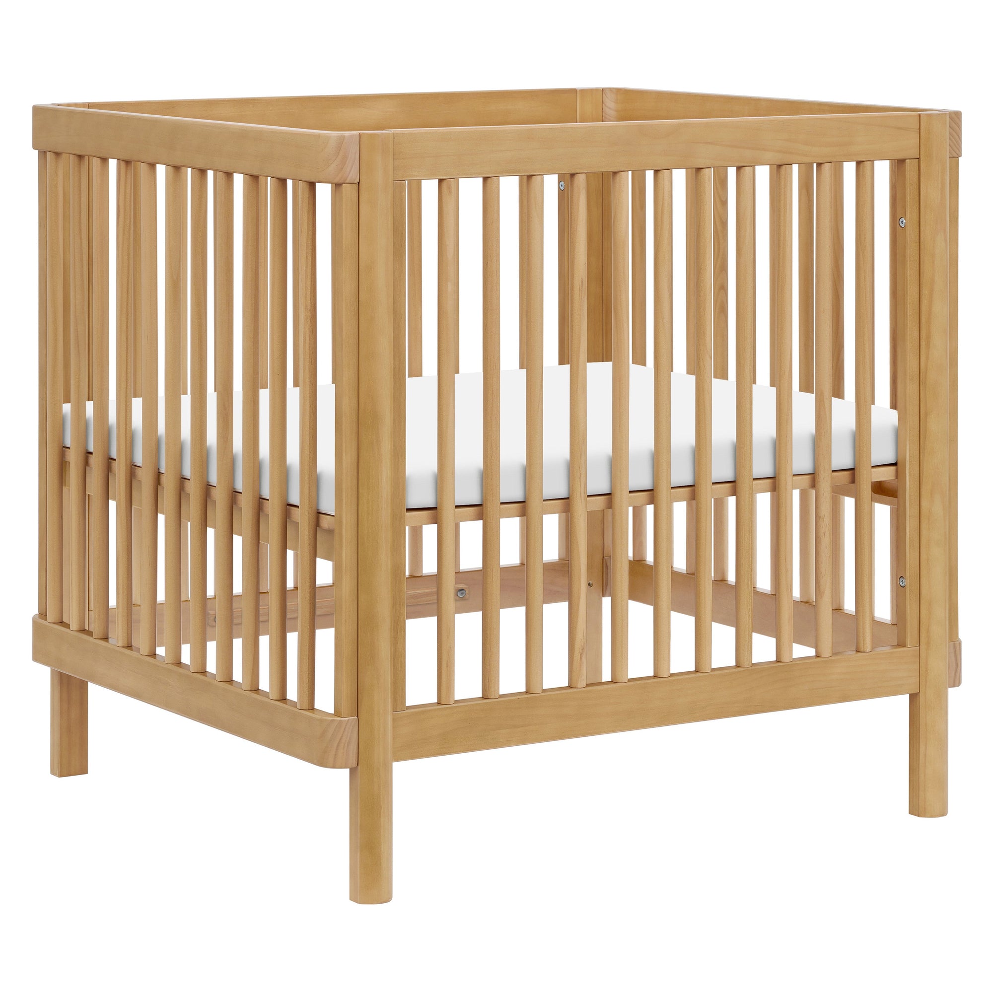 M29880HY,Babyletto,Pogo 8-in-1 Convertible Crib w/All-Stages Conversion Kits in Honey