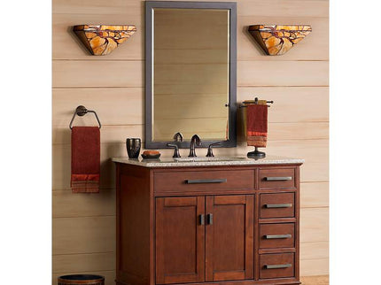 Budding Branch 14" Wide Tiffany-Style Glass Wall Sconce Set of 2