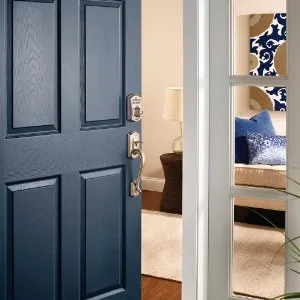 Schlage Customizable Keying Plymouth Satin Nickel Keypad Electronic Deadbolt Lock