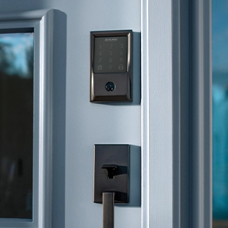 Schlage Encode Century Matte Black Smart Wi-Fi and Bluetooth Touchscreen Keypad Electronic Deadbolt Lock