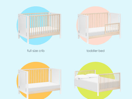 F30301WNX,Carter's,Marisol 4-in-1 Convertible Crib in White/Washed Natural