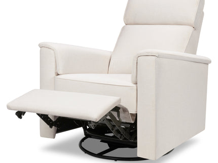 M17182PCMEW,Namesake,Willa Pro Power Glider Recliner w/ Power Lumbar in Performance Cream Eco-Weave