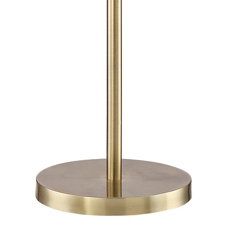 360 Lighting Aaron 64" Aged Brass Adjustable 3-Light Modern Floor Lamp